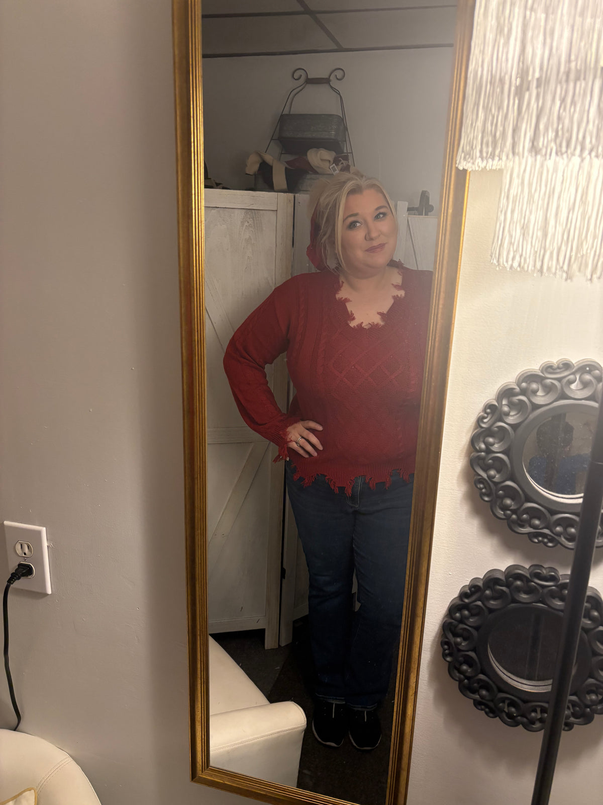 Latisha distressed sweater