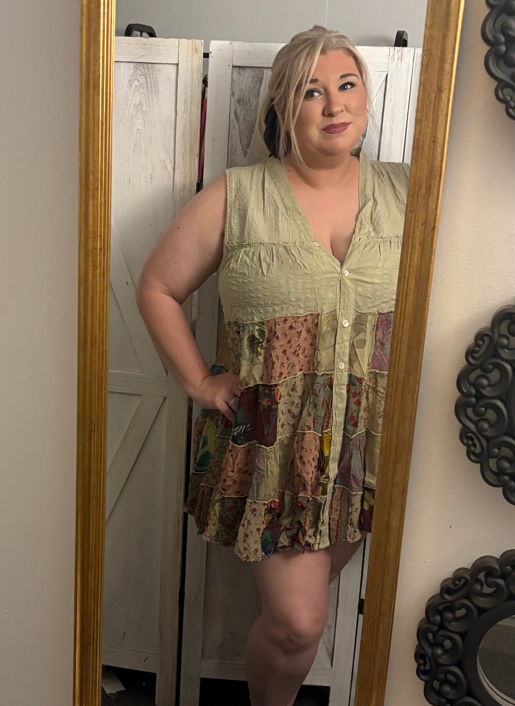Sydney patchwork dress