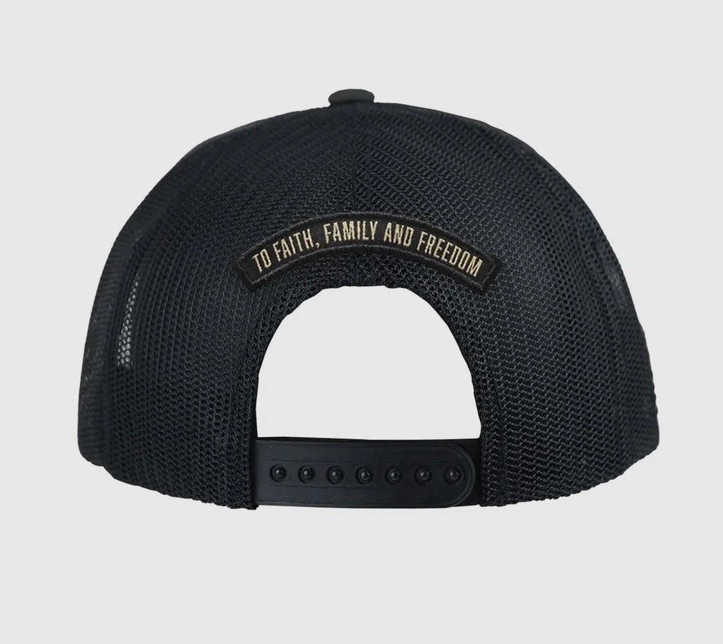 Hold fast aqua blue hat