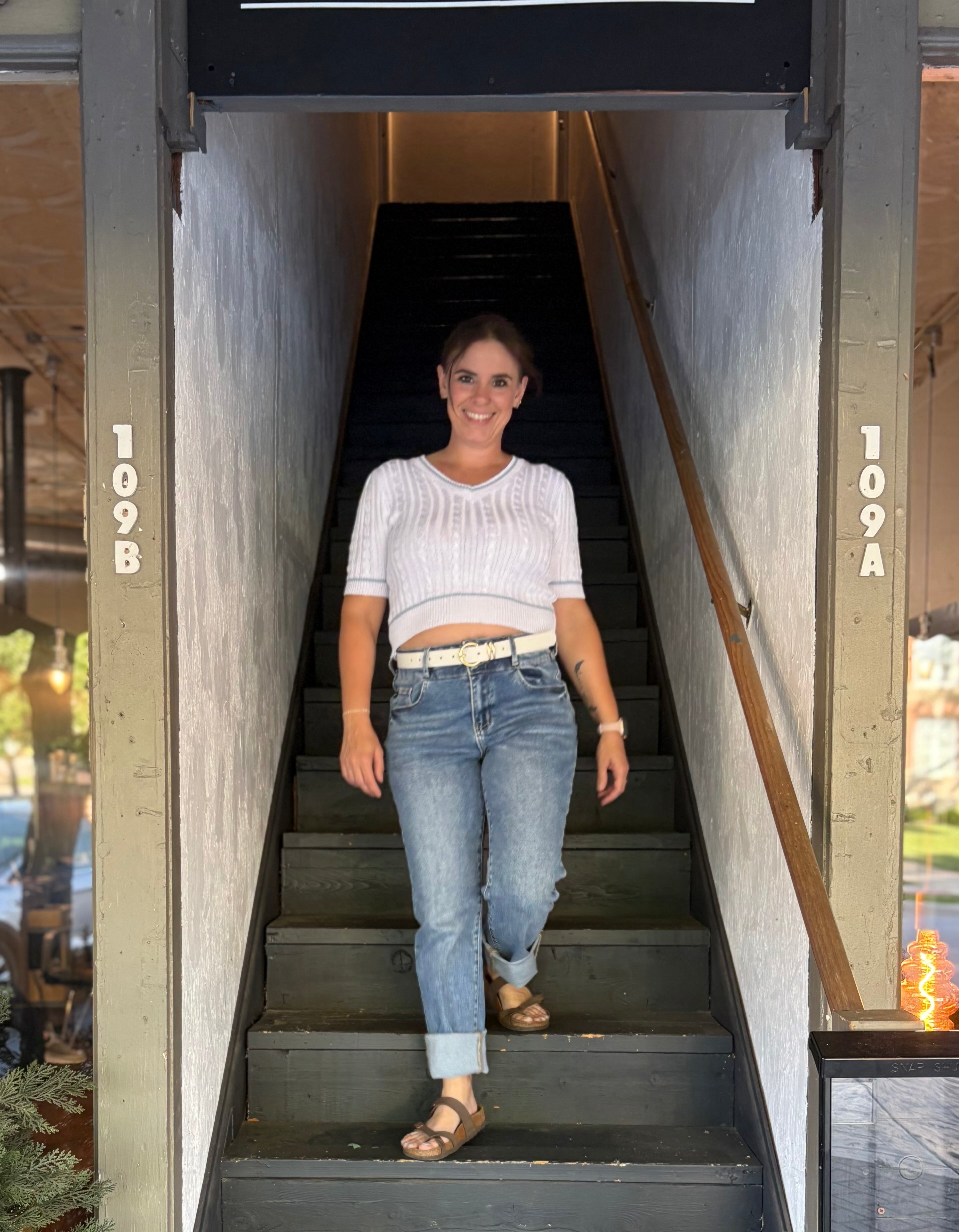 Preppy croped top