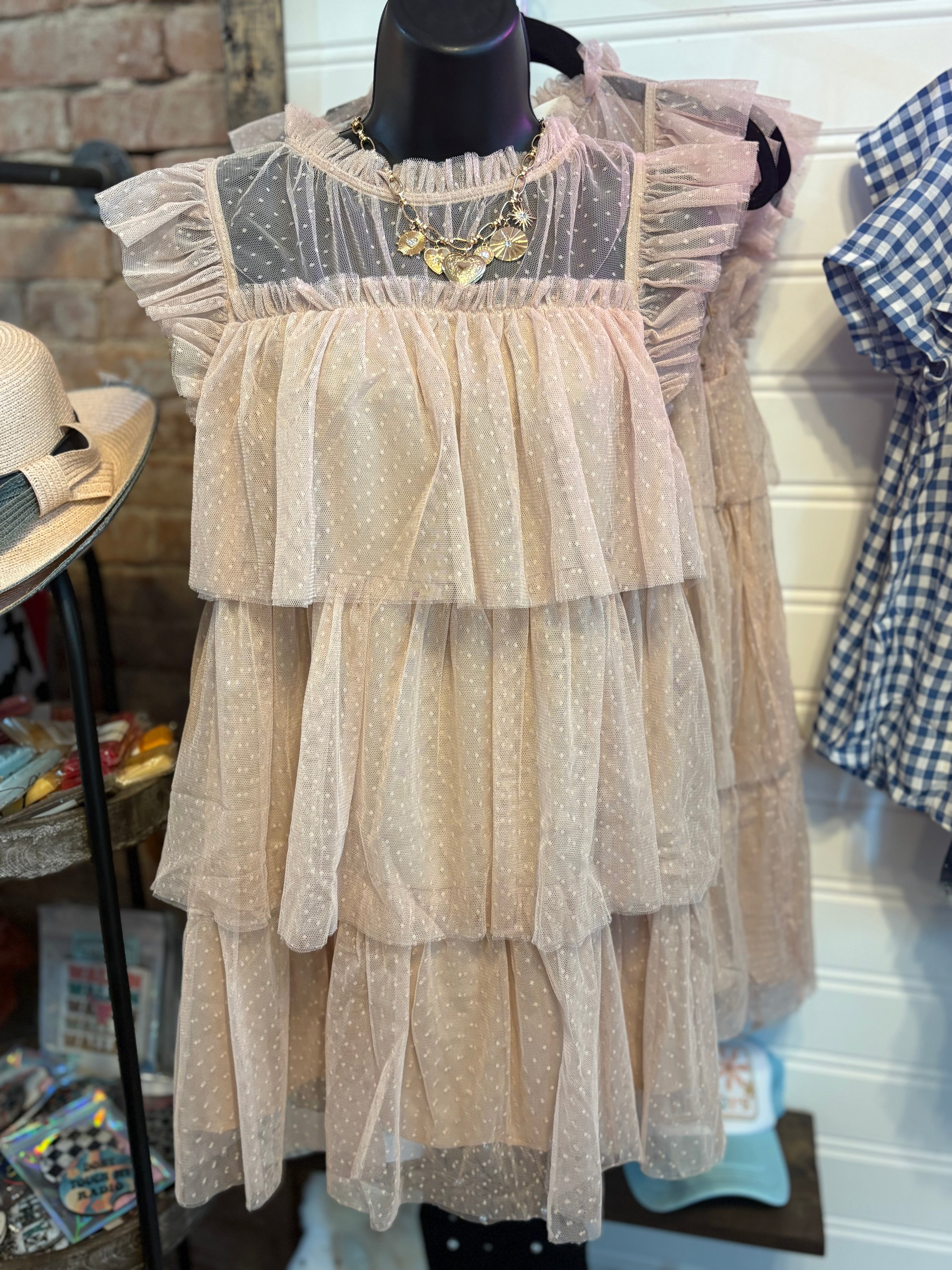 Emily taupe dress