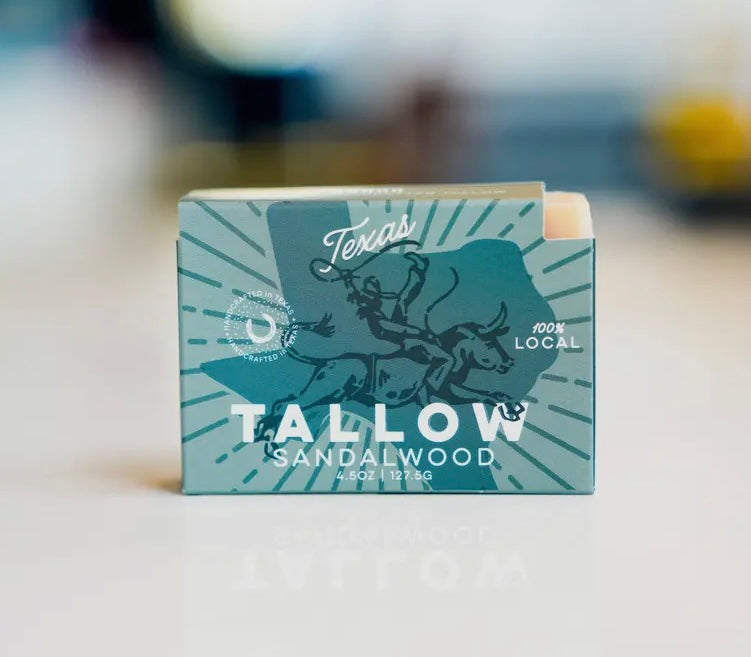 Tallow sandalwood bar soap