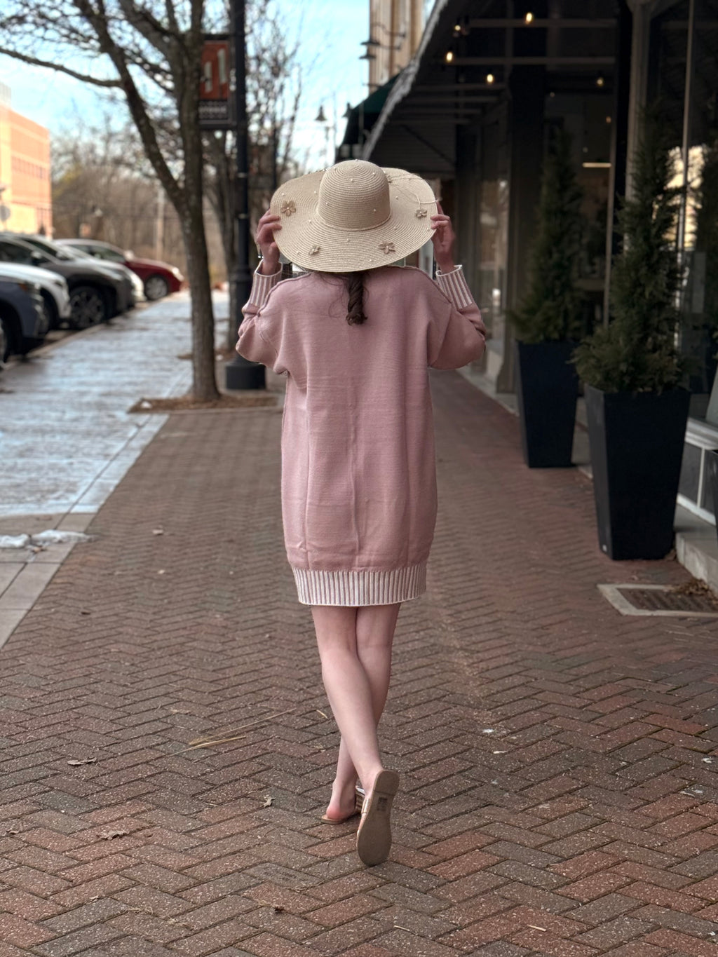 Lindsey rose sweater dress