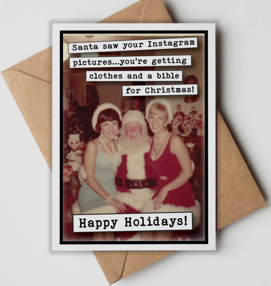 Christmas card Bible for Christmas