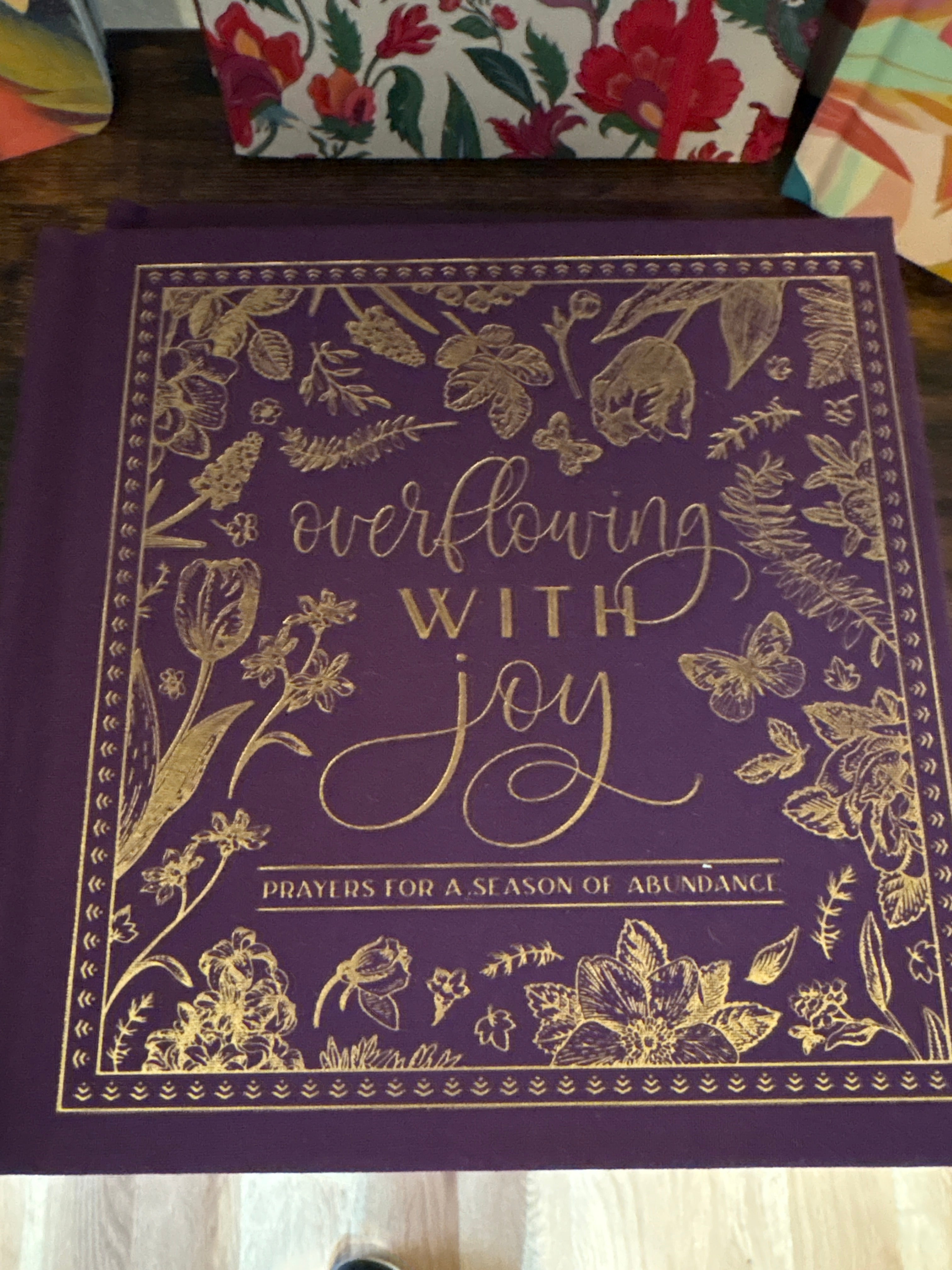 Overflowing joy devotional