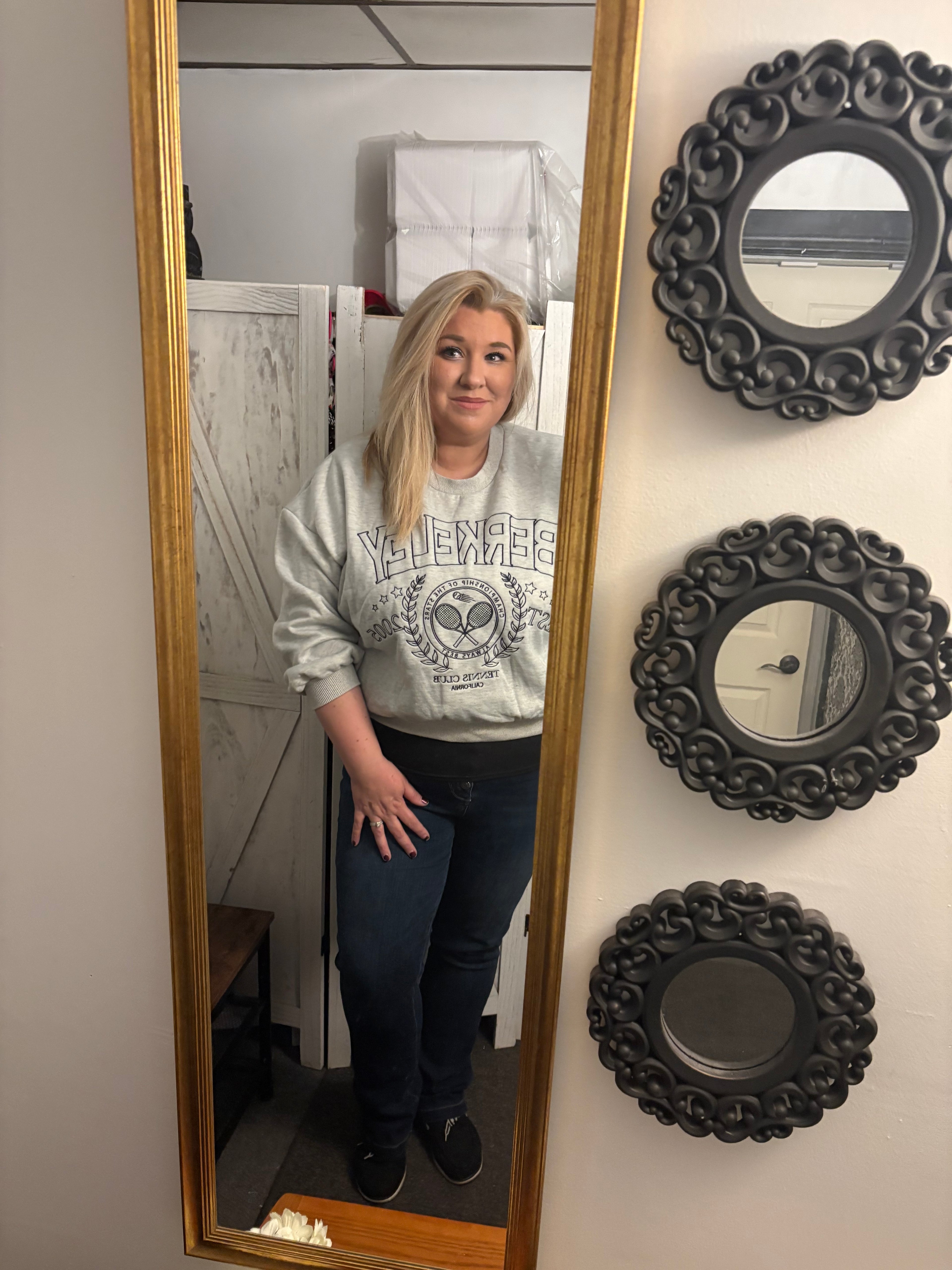 Berkeley tennis club crop sweater