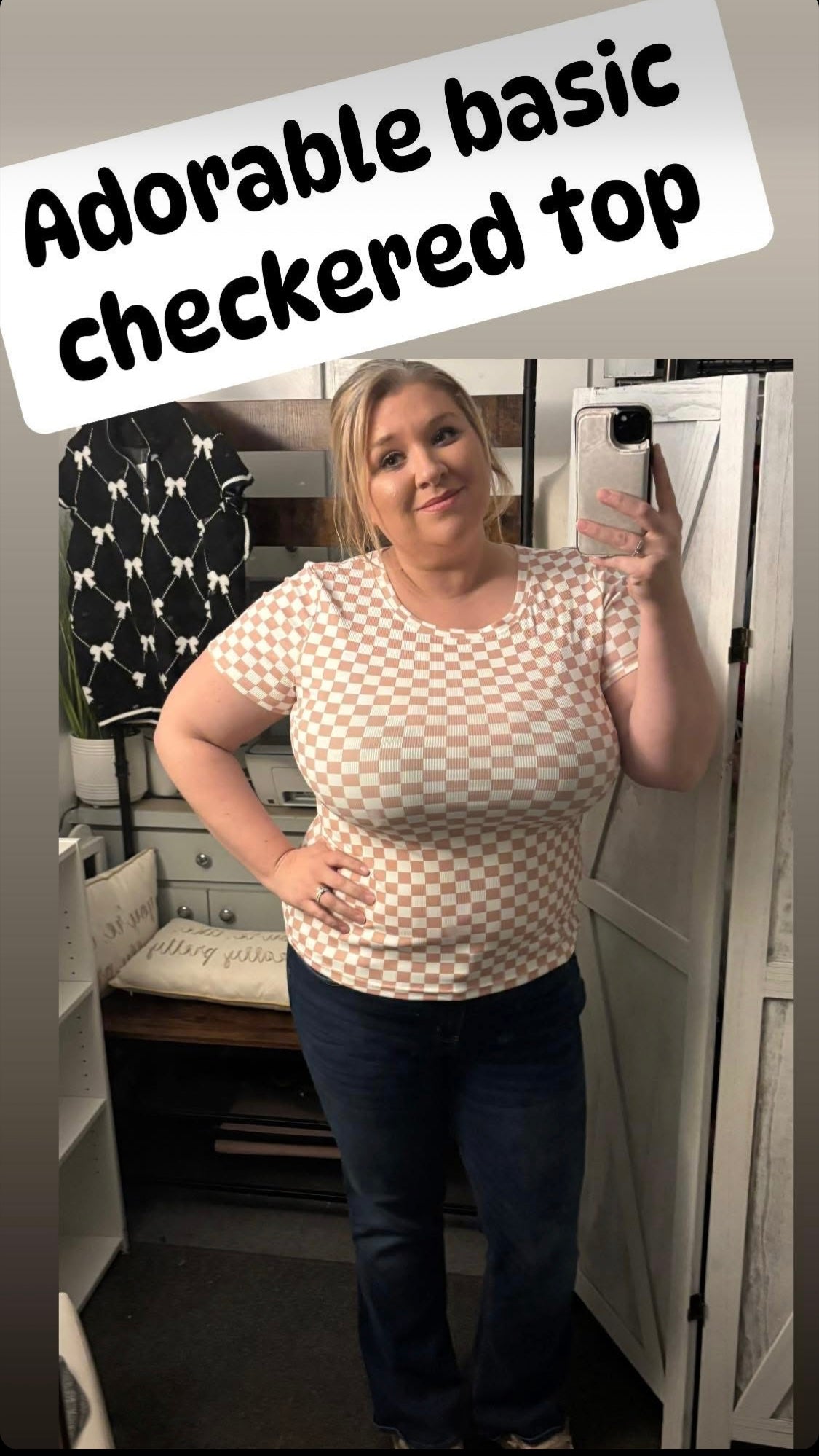 Checkered top