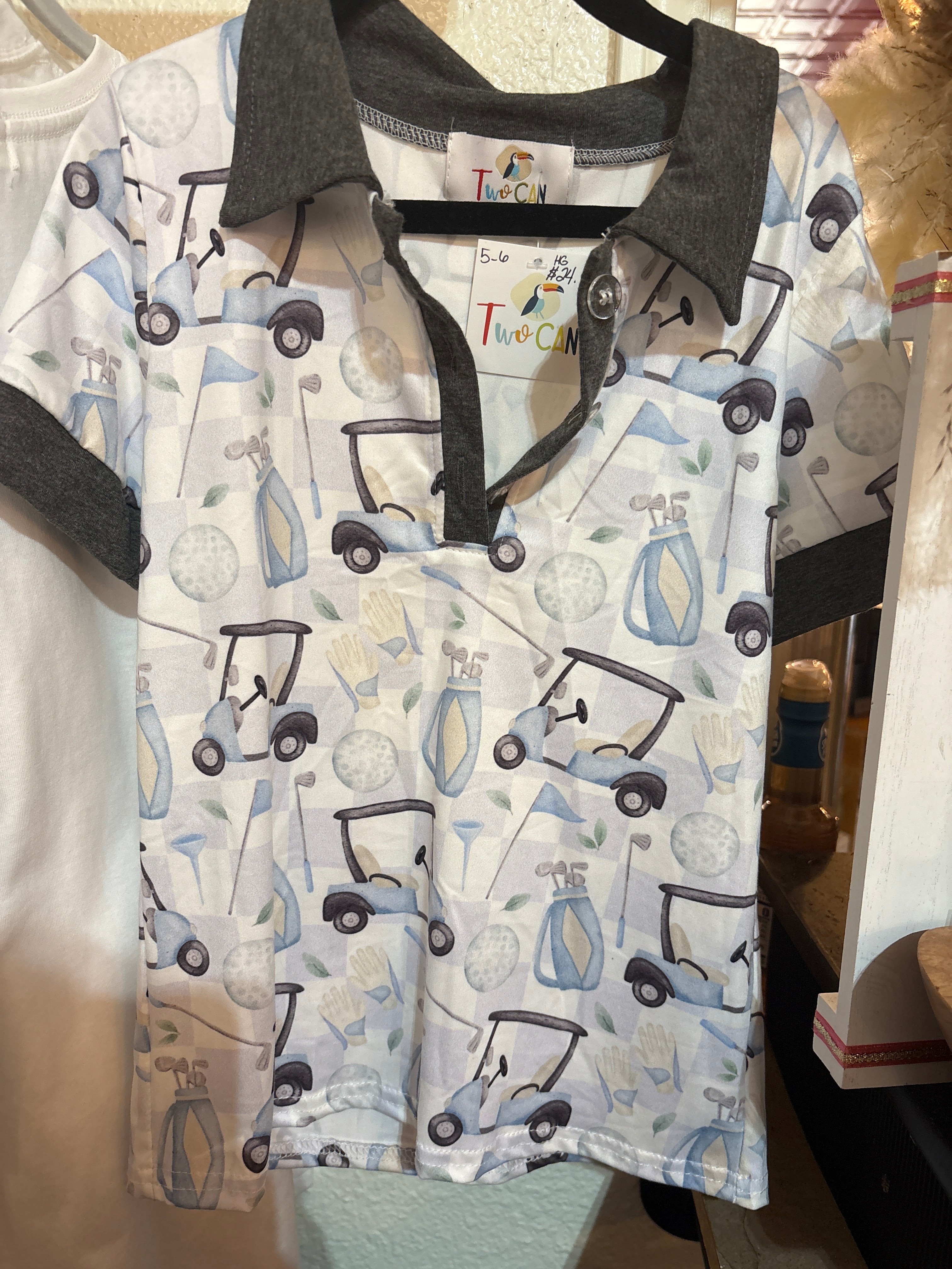 Just like daddy golf polo