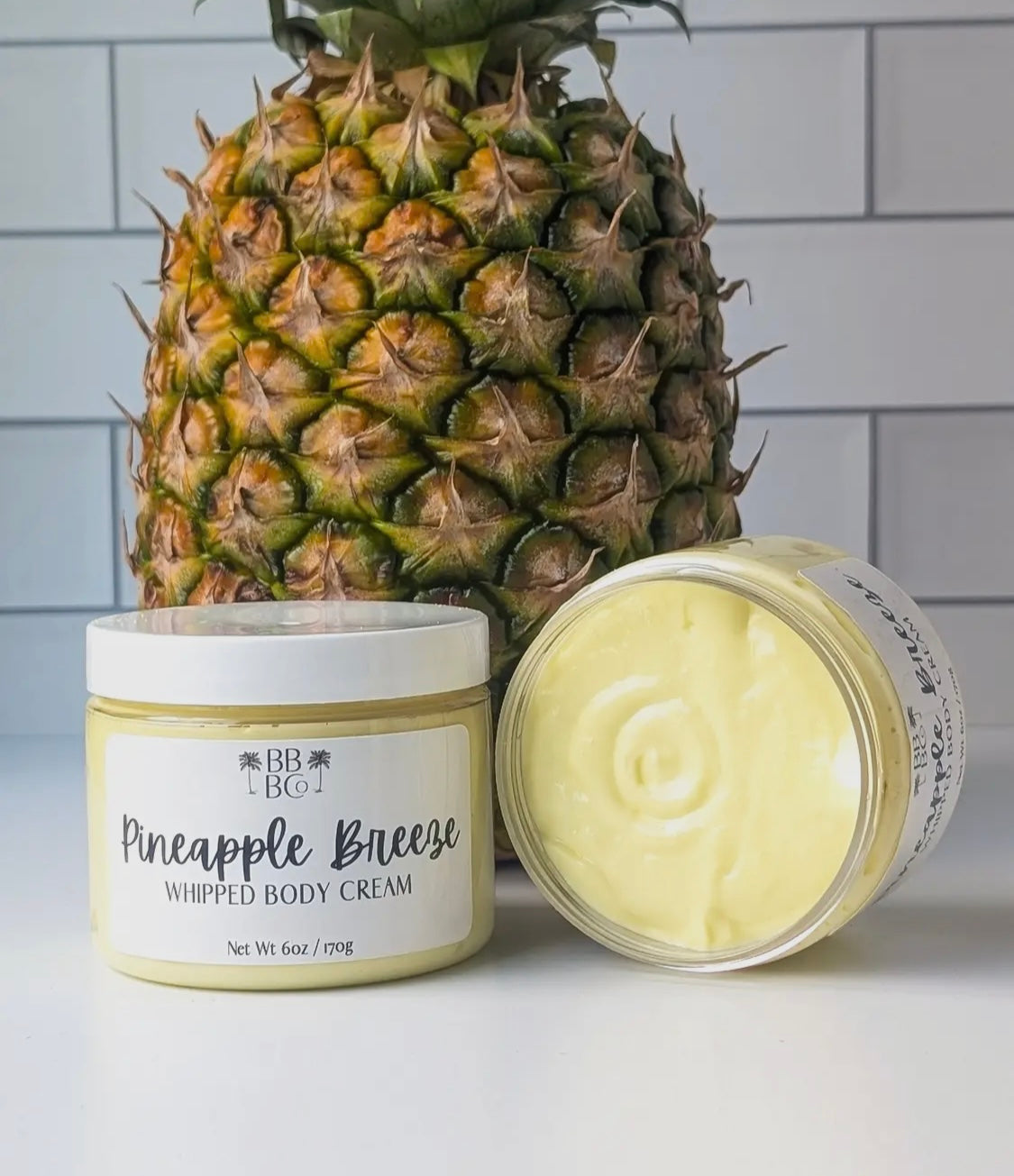 Pineapple breeze whipped body cream