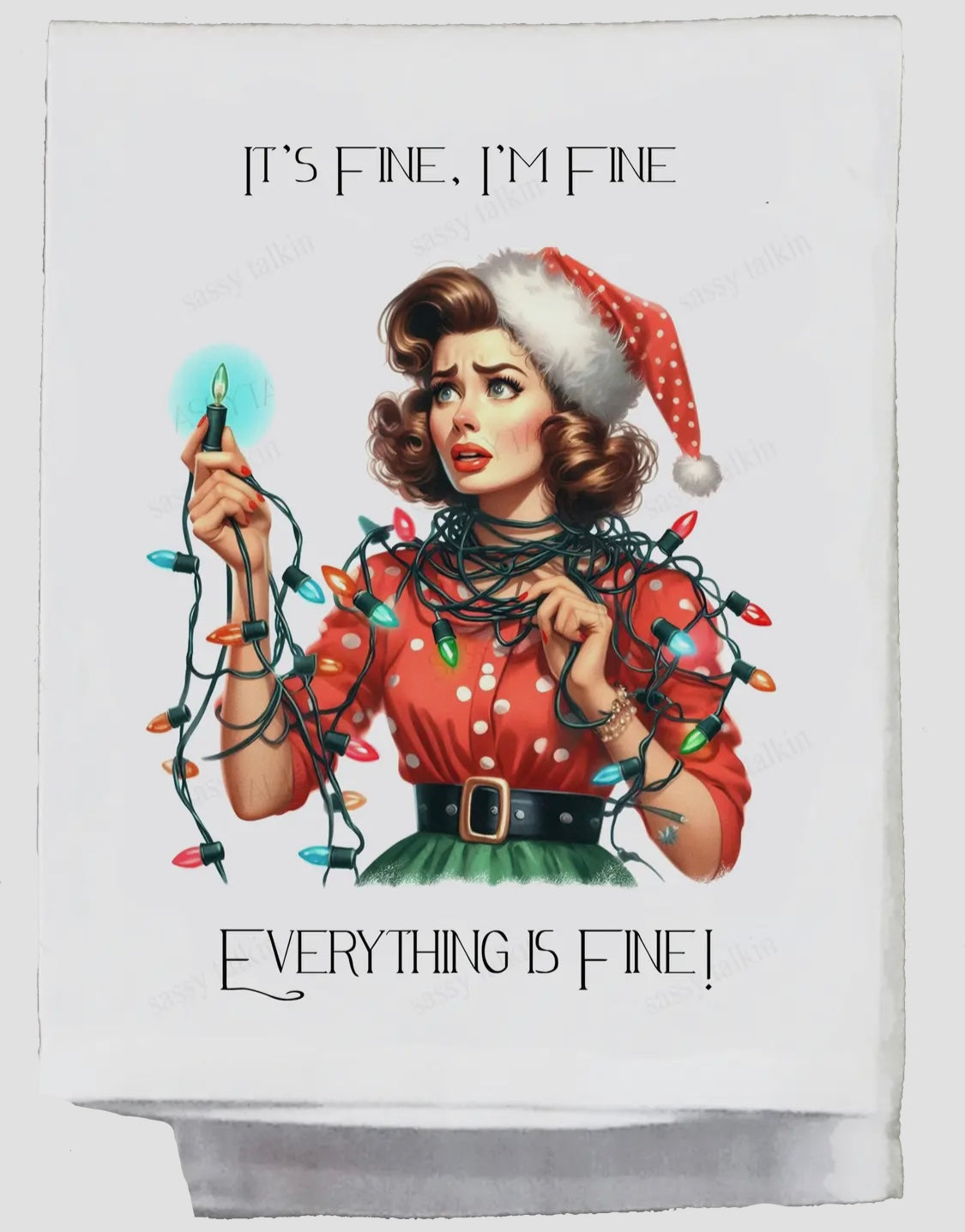 I’m fine dish towel