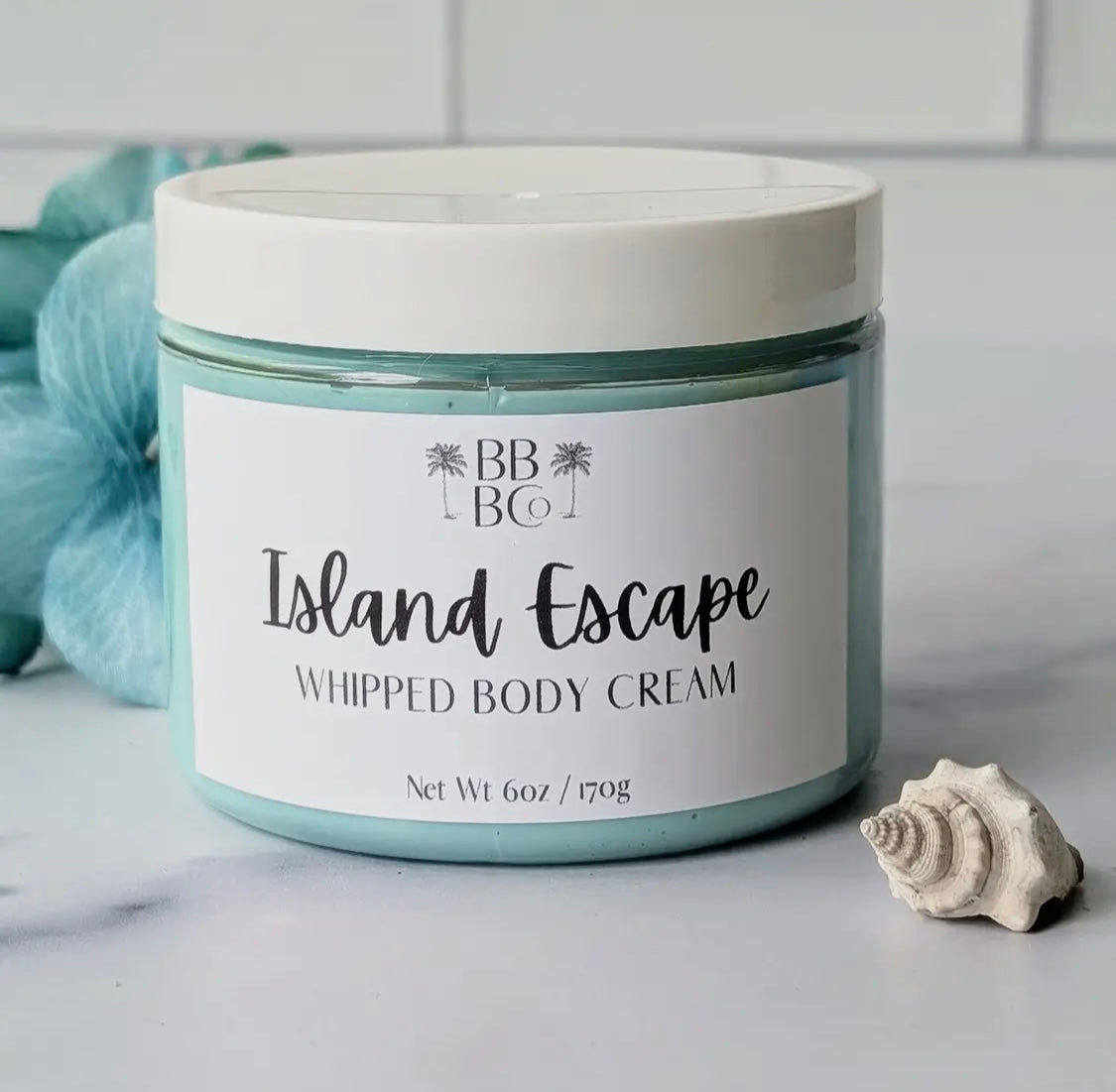Island escape whipped body cream