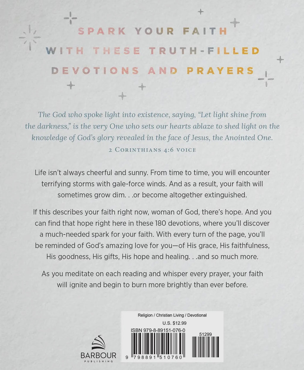 To spark your faith devotional