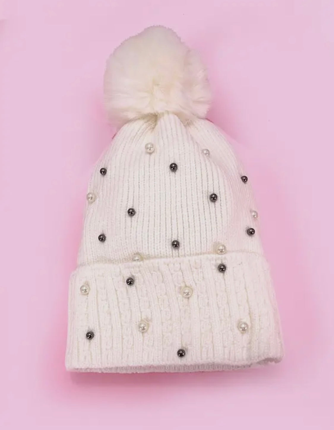 Snow pearl snow hat