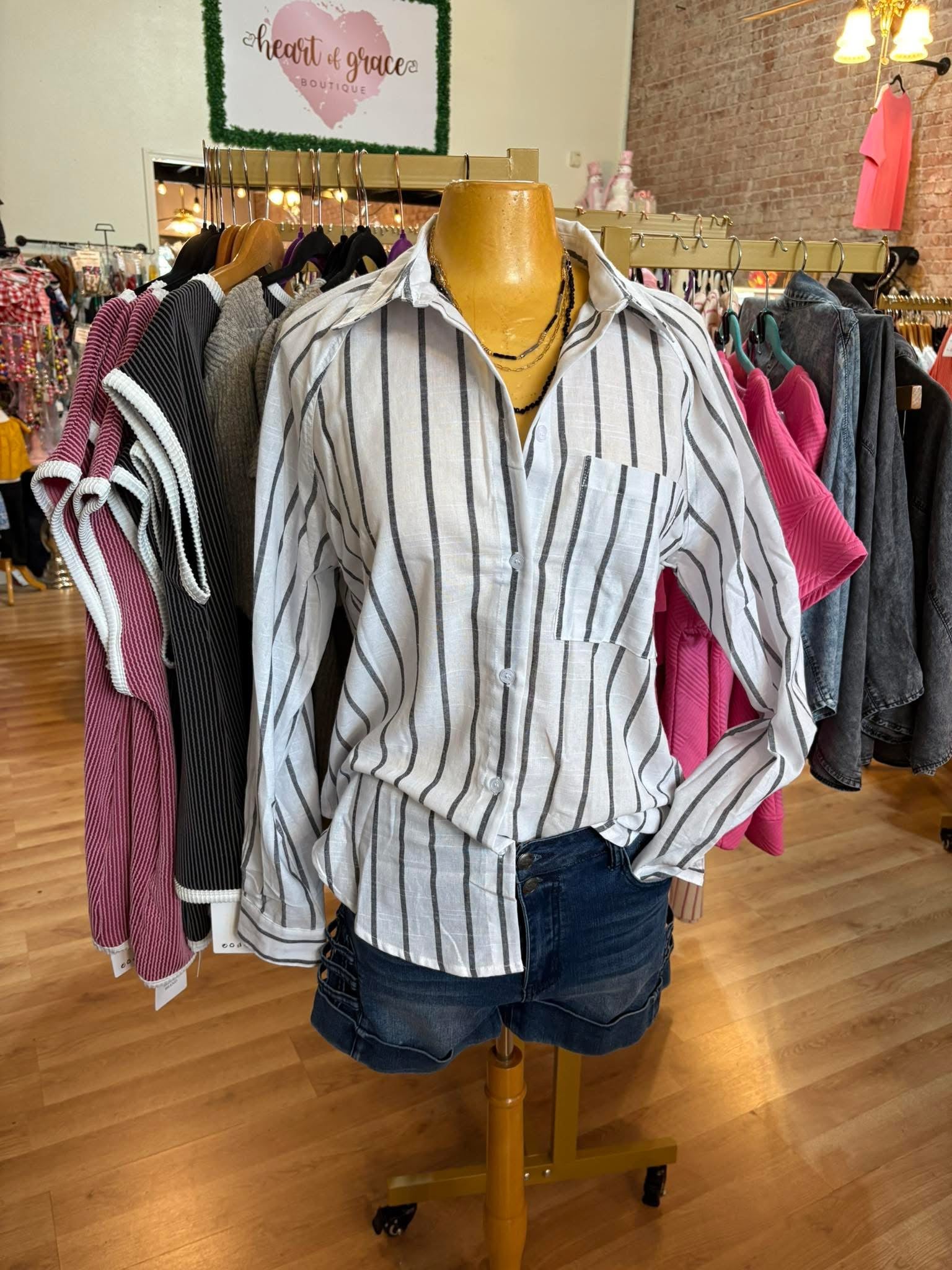 Coastal stripe top