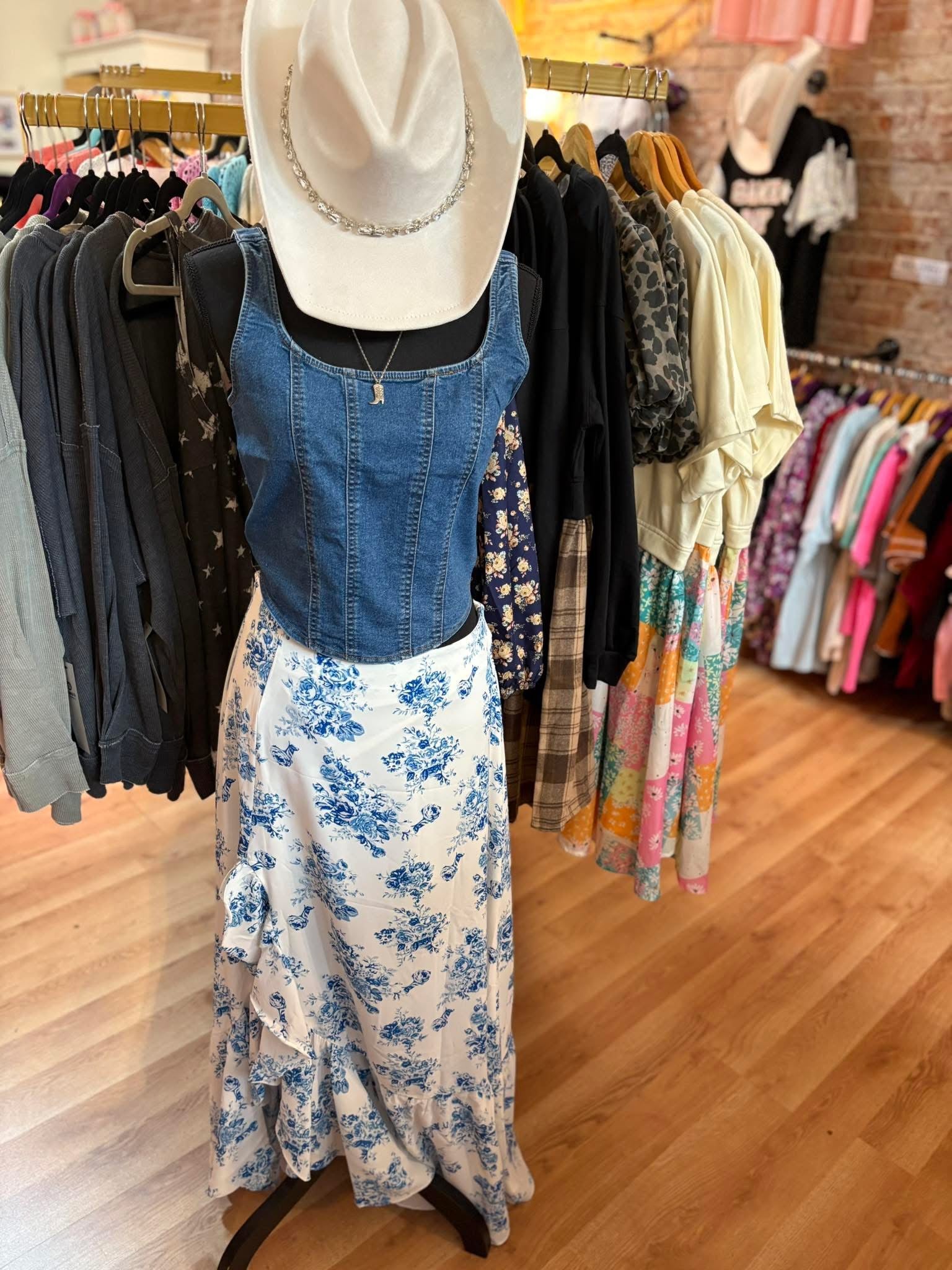 Prairie chic skirt