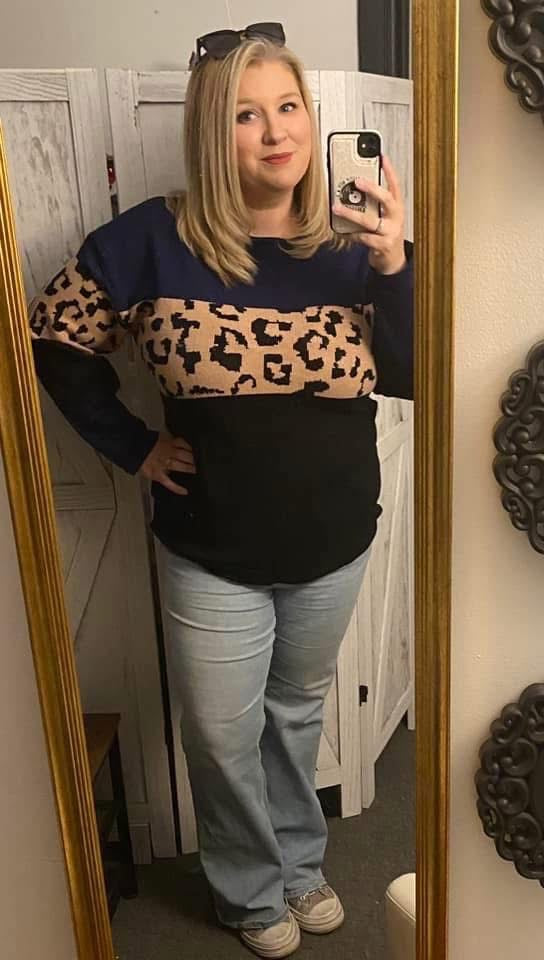 Leopard sweater