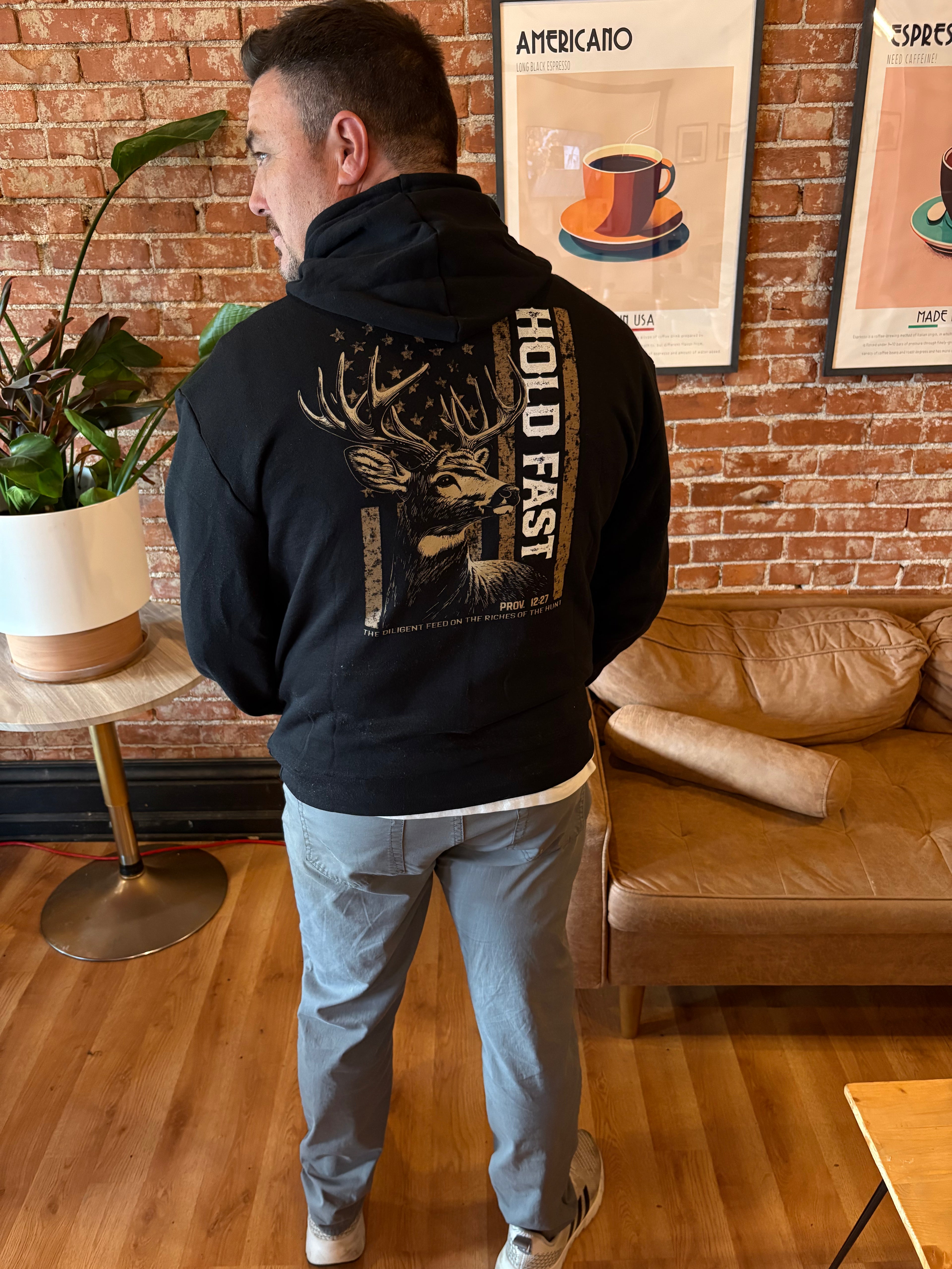 Deer hold fast hoodie