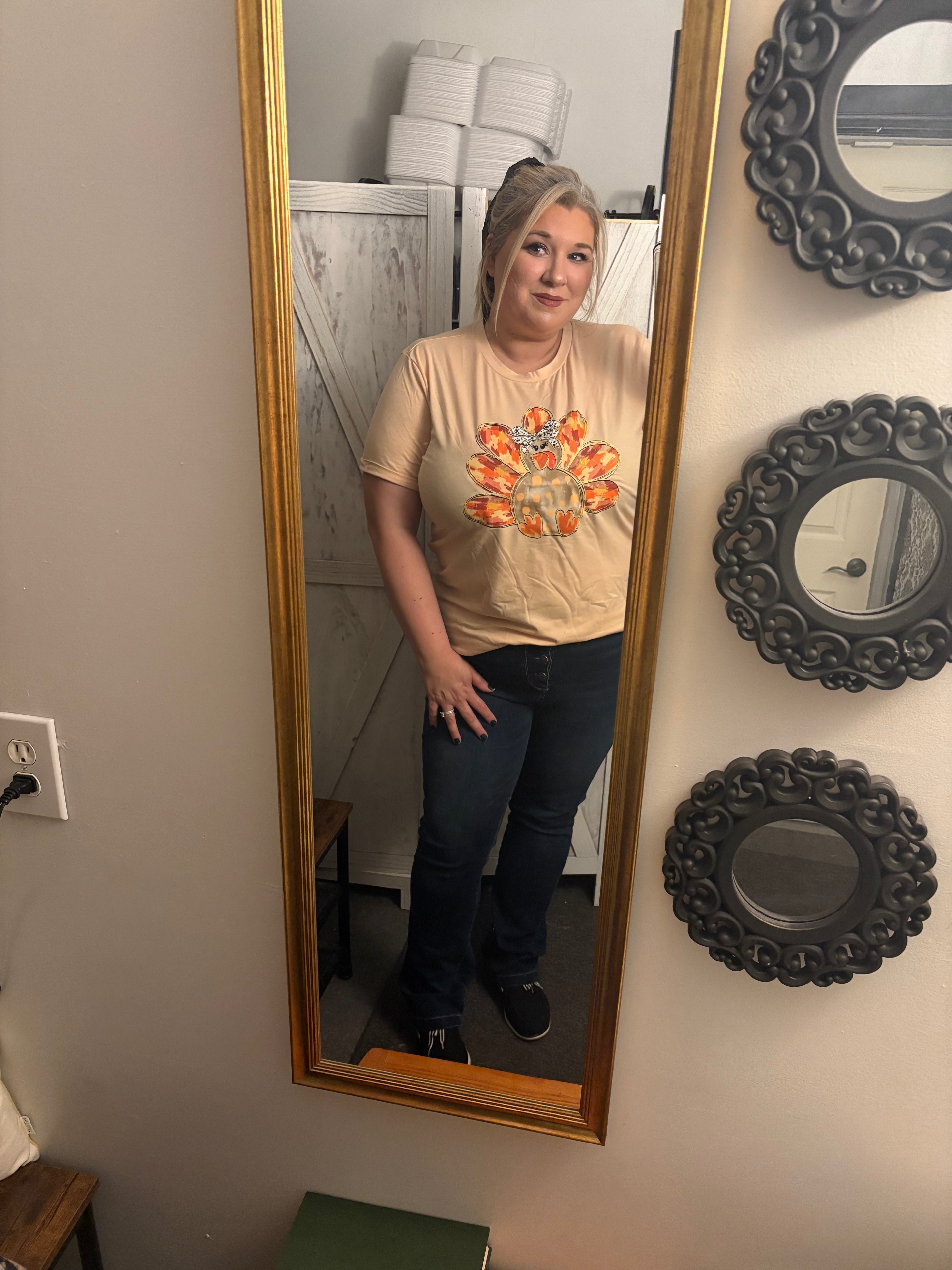 Pretty turkey tee